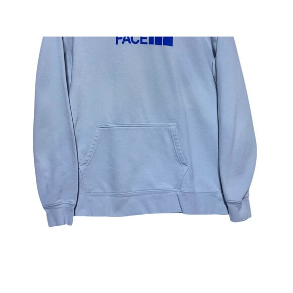 North Face Pullover Sweater Hoodie Women's Size Large Off-White w/Front Pocket - Picture 6 of 7